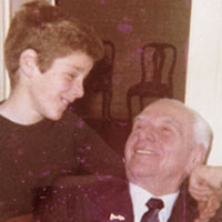 Vittorio Cini with his nephew Giovanni